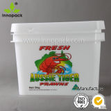 10L Rectangular Plastic Bucket for Seafood