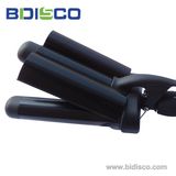 LCD Display Swivel Cord Triple Barrel Curling Tongs (A6332)