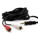 3.5mm Audio to 2 RCA Audio Video Cable Cable