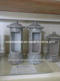 Grey Granite Carving Lantern, Garden Stone Lantern