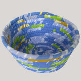 Coiled Fabric Cord Basket