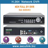 4CH H. 264 DVR System (SA-6004VS)