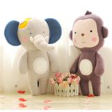 42cm Beige Stuffed Elephant Plush Animal Toys