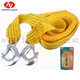 5 Ton Tow Strap Rope with Forged Hooks - Orange (4M)