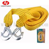 5 Ton Tow Strap Rope with Forged Hooks - Orange (4M)