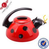 Animal Decal Enamel Teapot with Bakelite Handle