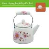 2.2L Enamel Flower Decal Kettle (BY-3105)