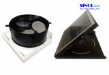 15 Watt Solar Greenhouse Fans Exhaust Ventilation