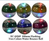 100mm Flashing Two Colors Water Bounce Ball