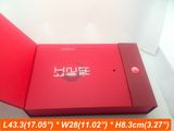 Flock Printing Inner PE Tray Box Plastic Tray Box