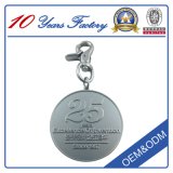 Zinc Alloy Silver Plated Promotion Medal in China