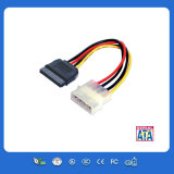 South America RGB Big 4pin Flat Wire SATA Power Cable