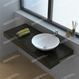 Modern Design Oval Solid Surface Counter-Top Wash Basin/Sinks (JZ9063)