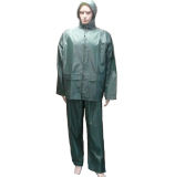 Navy Green PVC Raincoat/ Rainsuit/ Rainwear