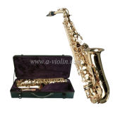 High F# Golden Lacquered Student Model Saxophone (SP1001G)