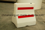 White Water Filled Plastic Traffic Road Barriers with Red Reflective Tape
