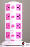 4 Layer 16 General Plugs Overload Protection Without Handle Without USB Switched Socket with CE Cetificate (W4)