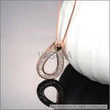 VAGULA Square Zircon Drop Necklace Jewellery with Rhinestone (Hln16407)