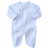 Customized Light Blue Stripe Baby Wear China Supplier