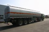 39000L Carbon Steel Q345 Tank Trailer for Chemical Fluid Delivery (HZZ9401GHY)