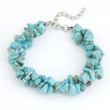 Turquoise Pendent Charms Design Fashion Bracelet