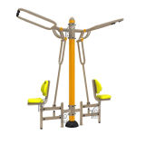CE & GS Certificated Seated Pull Trainer Tel0148 Galvanized Outdoor Fitness Equipment 2014 Hot Sale