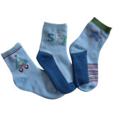 Cotton Children Socks with Computer Design 3 Pr Pk CS-134