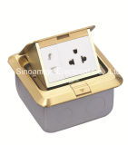 Brass Floor Socket Boxes Soket Box Data Difwrx USB Data Interface Write Resistered Jack Receptable
