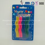 Waved Shaped Colorful Candle for Sale