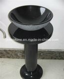 Black Granite Stone Sink Wash Basin