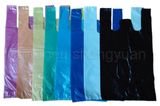 HDPE Plain Plastic Vest Carrier Bag