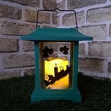 Christmas Green Candle Lantern