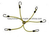 6 Arm Bungee Cord with Plastic Ring GS Approval