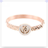 Fashion Jewellery Crystal Jewelry Stainless Steel Bracelet (HR4212RG)