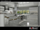2015 Welbom White Lacquer Kitchen Cabinet Design