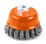 Cup Brush with Long Life Working (Twist Knot Wire)