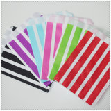 Eco-Friendly Colorful Striped Party Tableware Paper Bag