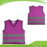 Pull En V Purple Reflective Safety Vest by China Manufacturer