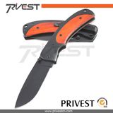 Decorated Handle Coating Blade Multi Purpose Folding Knife