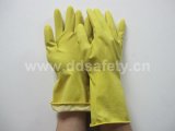 Rubber Gloves Yellow Latex Household Gloves DHL303
