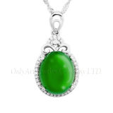 Hot Sales Jade Pendant Jewelry/ Sterling Sivler 925 Jade Pendant