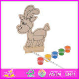 2015 New and Popular Play Paint Toy Kid Toy, Cheap DIY Wooden Toy Kid Toy, Educational Toy Wooden Paint Kid Toy W03A050
