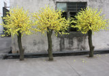 China Wholesale Artificial Yellow Peach Flower Blosoom Tree (SH0001)