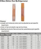 Resour Refrigerator Filter Drier for Best Price with High Quality