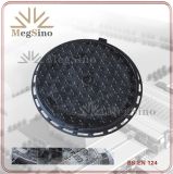 Strong Ductile Iron Manhole Cover with Round Frame