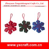 Christmas Decoration (ZY14Y559-1-2-3 10.5CM) Christmas Snow Flower