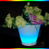 Flower Power Color Changing LED Plant Pot (White)