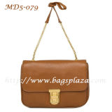 Fashion Ol Lady Genuine Leather Satchels, 2 Folds Handbag