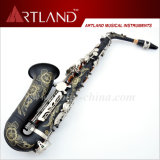 Eb Key Black Lacquer Finish Professional Alto Saxophone (AAS5506K)