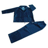 Polyester/PVC Waterproof Two Piece Rainsuit for Adult